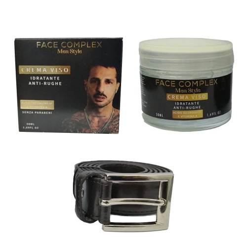 Confezione Crema Viso Antirughe Cintura Fabrizio Corona Men Style Face Complex_5376